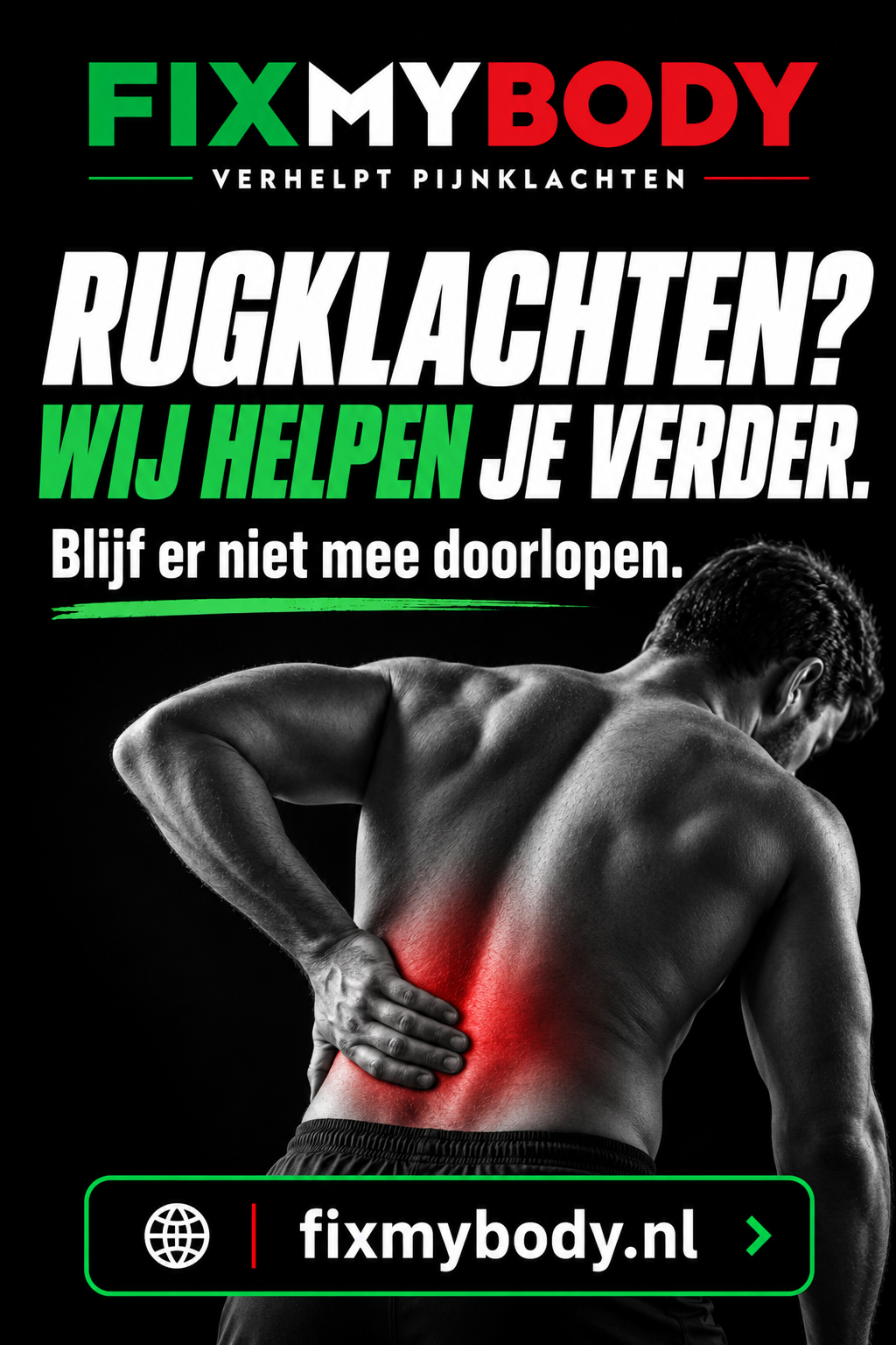 Rugklachten? FIXMYBODY helpt je verder.
